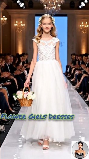 Adorable Flower Girl Dresses 2026 🌸👗 | Elegant Wedding Dress Collection for Little Girls