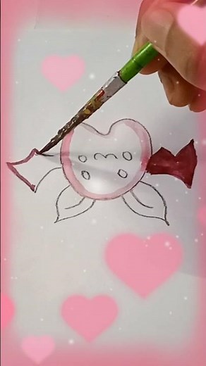 Cute Flower Coloring Art 🌸 Easy Color Painting Design | No Drawing Only Coloring