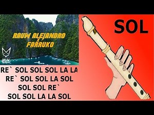 Fantasías, flauta dulce fácil, tutorial con animación, easy flute recorder