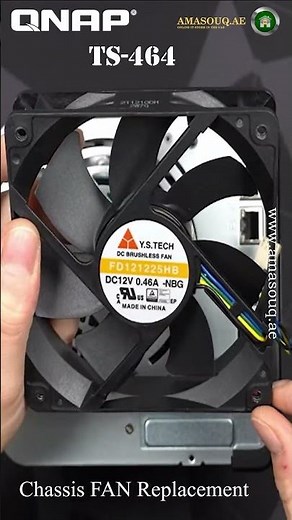 How I Can Change Chassis FAN in QNAP TS 464