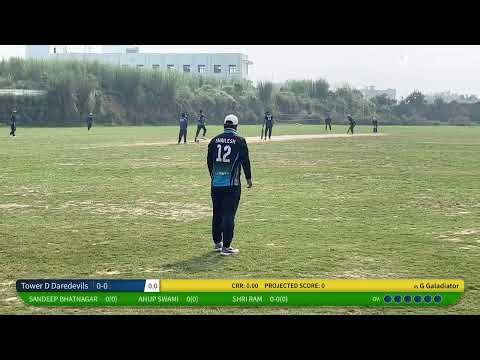 G Galadiator vs Tower D Daredevils | Acecity Premier League season 1 2025(League Matches) | Live - G