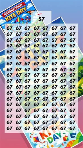 🪁 International Kite Day vibes are flying high One tiny alphanumeric combo is hiding in this windy grid Spot it before the kite drifts away 👀💨 #QuickieFindies #FindTheLetter #BrainTeaser #PuzzleTok #FamilyFun