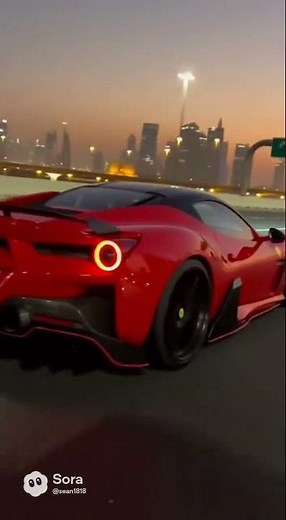 DUBAI HEAT 🔥 | Full-Tuned Ferrari Amalfi#Ferrari #Amalfi #Dubai #Supercar#Shorts