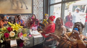 WATCH: Plantation Singers perform during gospel brunch at Halls Chophouse