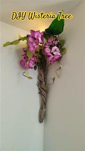 how to make a wisteria tree # DIY Wisteria flowers #diy #sanaartandcraft