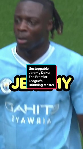 Unstoppable Jeremy Doku: The Premier League's Dribbling Master #soccer #doku #usa🇺🇸 #pepguardiola #football