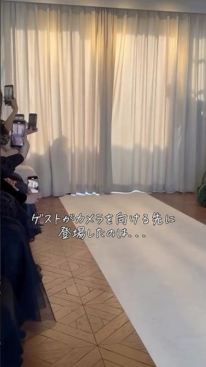 ゲストが注目先に可愛いリングガール💍video by...@i_am.emi.s2 さま #感動 #wedding #dîlan #결혼식 #weddingdress #リングガール #挙式演出