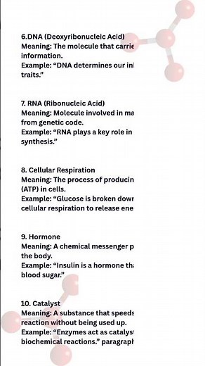 🔬 Enzyme | Biochemistry Vocabulary for Students | Easy Meaning & Example