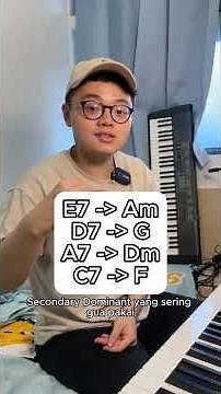 3 tips progresi chord cantik dalam 1menit, jangan lupa daftar free class minggu ini!#belajarpianopop