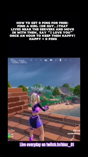 How to get 0 ping #shorts #funny #fortnite #cyborg #guide #fortniteclips #fortnitebattleroyale