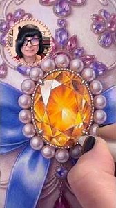 Nobody Told Me Gems Were This Easy to Color #coloringhacks #tutorial #artwork