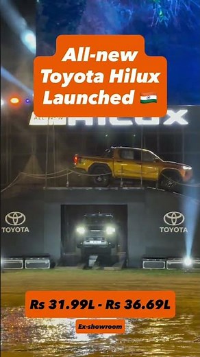 All-new Toyota Hilux launched in India!