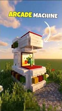 Easy to build Arcade Machine in Minecraft! #MinecraftBuilds