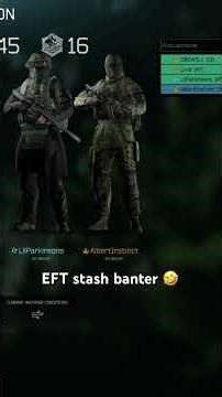 Enjoy 3 minutes of Escape from Tarkov stash banter! #gaming #eft #escapefromtarkov