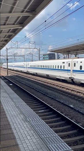 N700A のぞみ 岐阜羽島駅 東海道新幹線 東京行き通過の様子です。JR東海 SHINKANSEN