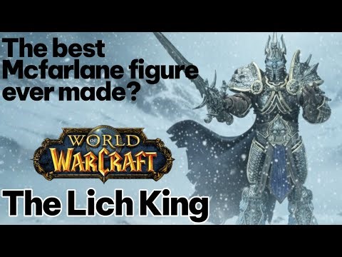 Mcfarlane Toys Elite Edition World of Warcraft The Lich King action figure review