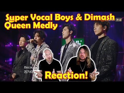 Musicians React to Dimash & Super Vocal Boys - Queen Medley