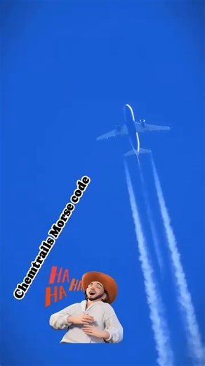 Chemtrails transmitting Morse code—who can decipher the message? | Aviation-knowledge