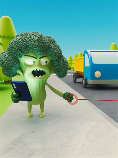 Mr. Broccoli Flying Rescue Gone Wrong🥦🐶#funnymoments