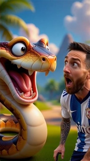 Messi & The Giant Python #shorts