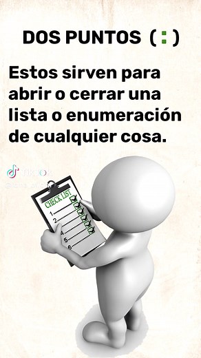 Uso correcto de los dos puntos en español