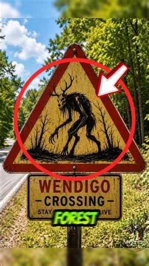 Would You Ignore This Wendigo Warning Sign? 😨 #shorts