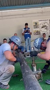 Not high voltage but still damn good🔥🔥Hot tapping a water line main 📽️ @markhooz13 #highvoltage_industries #highvoltage #Lineman | High Voltage Industries