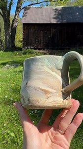 8.7K views · 16 reactions | I’m loving this handbuilt marbled mug!...