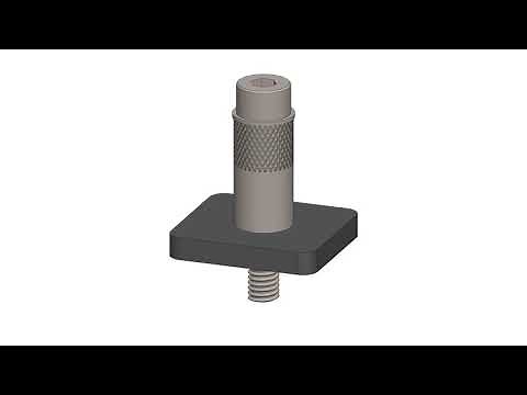 Captive Screws, Manufactured by Clarendon Specialty Fasteners - Retainer Nut Animation