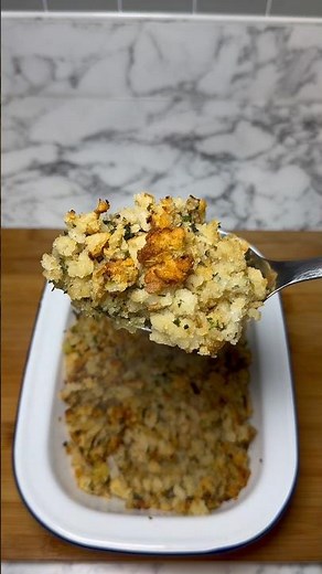Classic Sage & Onion Stuffing #christmas #easyrecipe #homecooking #food