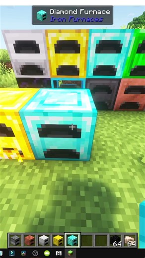 HOW TO CRAFT the DIAMOND Furnace from Iron Furnaces for MINECRAFT