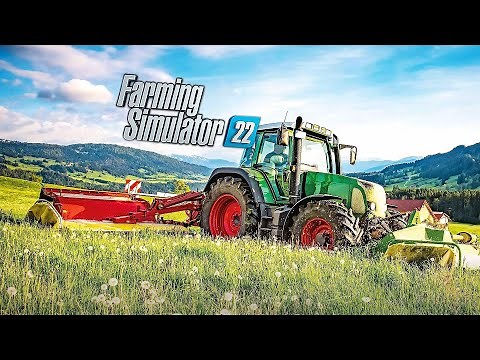 my NEW FARM in the mountains (Huge slope for tractors) | Farming Simulator 22