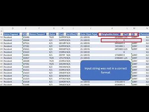 Menghilangkan error Input string was not in a correct format di impor PPh 21 core tax