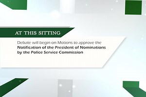 The 12th Sitting of the House of Representatives takes place tomorrow, Friday 16 February, 2024 at 1:30 p.m. Debate is expected on the motion to approve the notification of the President of Nominations by the Police Service Commission. Be sure to tune in! | Parliament of Trinidad and Tobago | Facebook
