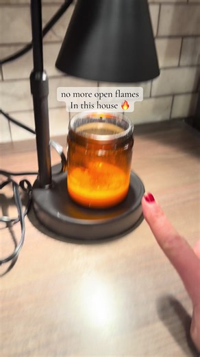 Candle Warmer Lamp 🕯️comes with 2 light bulbs, timer, Dimmer, adjustable to fit different t size candles and peace of mind #candlewarmer #candlewarmerlamp #firesafety #dormdecor