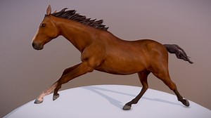 Horse running - Download Free 3D model by verena stabel (@kling)