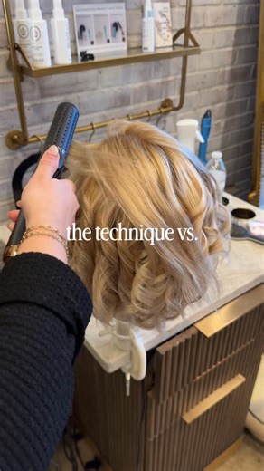 The TYME Iron Air really is that girl.✨ Create bouncy curls or soft, loose waves that mimic a traditional clamp curling iron. Without the learning curve, the stress, or the dents.🙌🏼 Just smooth, effortless styling every time. Comment TYMEAIR for the link to shop 💬 | TYME