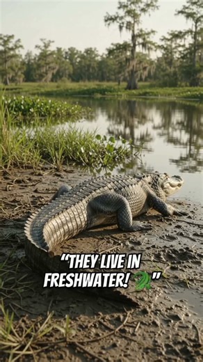 American Alligator Facts! 🐊😱 #Shorts #usa #amazing #facts #alligator