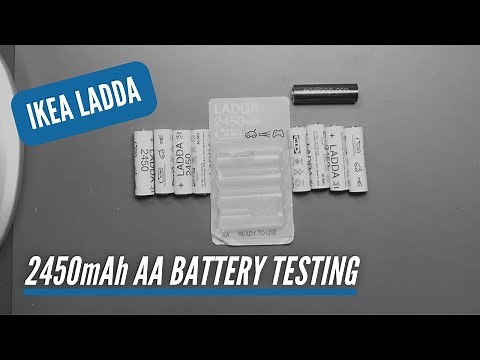 IKEA LADDA 2450 AA Battery Testing