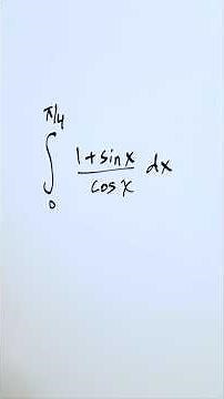 Definite Integral of Trigonometric Function