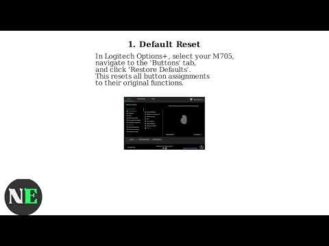 How To Reset Buttons On A Logitech M705 Mouse – Defaults, Unifying & Options