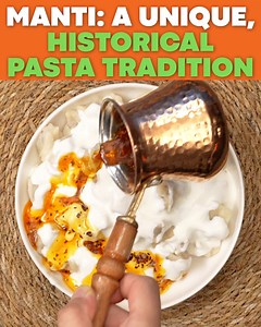 Manti, often called ‘Turkish ravioli’, is in fact the original ravioli that European recipes are based on 🤩 | Taste Lab