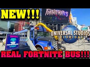 Fortnite Battle Bus In Real Life!!! - Universal Studios - Fortnitemares 2021!!!