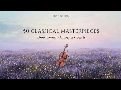 (no ads) 30 Most Influential Cello Classical Relaxes the Mind & Eases Stress | Schubert, Bach… 🎻