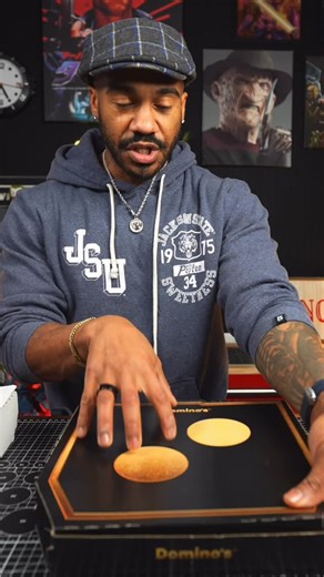 Dave Schratz on Instagram: "The BEST Pizza at Domino’s #foodreview #mukbang #dominos @dominos"