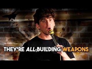 Audience member builds heavy weapons | Austin Nasso | Crowd Work