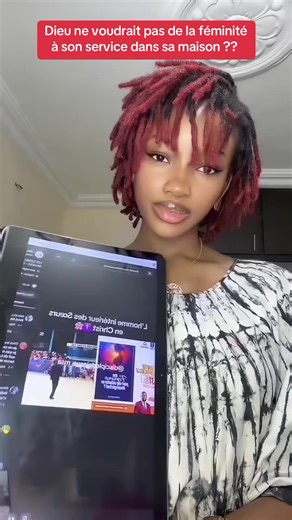 Voilà pourquoi je vous disais, dans une précédente vidéo, de ne pas laisser les hommes vous parler de Dieu ! Personnellement, j’ai été très déçu par ces propos incohérents de la part de cet homme de Dieu, particulièrement parce qu’il y a assez de contradictions. Tu ne peux pas affirmer que le diable ne veut pas que la femme puisse embrasser le domaine de l’exhortation et de l’enseignement et, à côté, dire que Dieu ne veut pas de la féminité à son service dans sa maison et qu’il faut que la femme