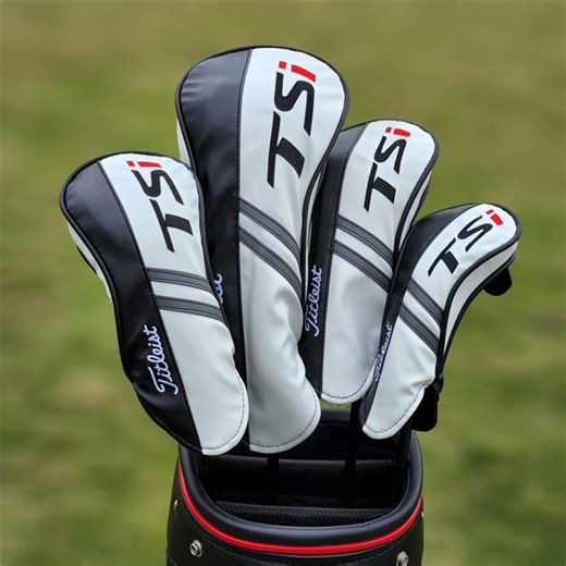 Golf Club Wood Head Covers Driver Woods Fairway Hybrid Headcovers Leather - Etsy