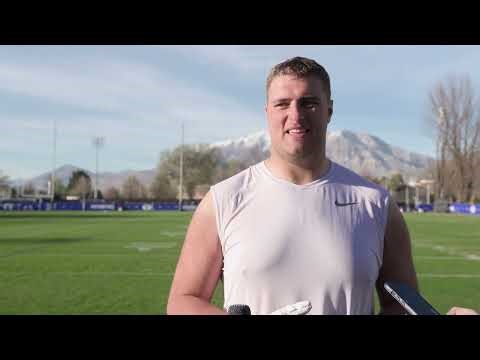 Andrew Gentry | BYU Football | Media Availability | Spring Practice | March 23 2026