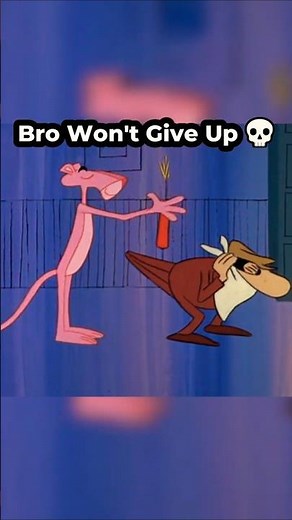 Pink Panther Had the Guy COOKING 💀🔥 #memes #funny #cartoon #edit #meme #fun #funnyvideo